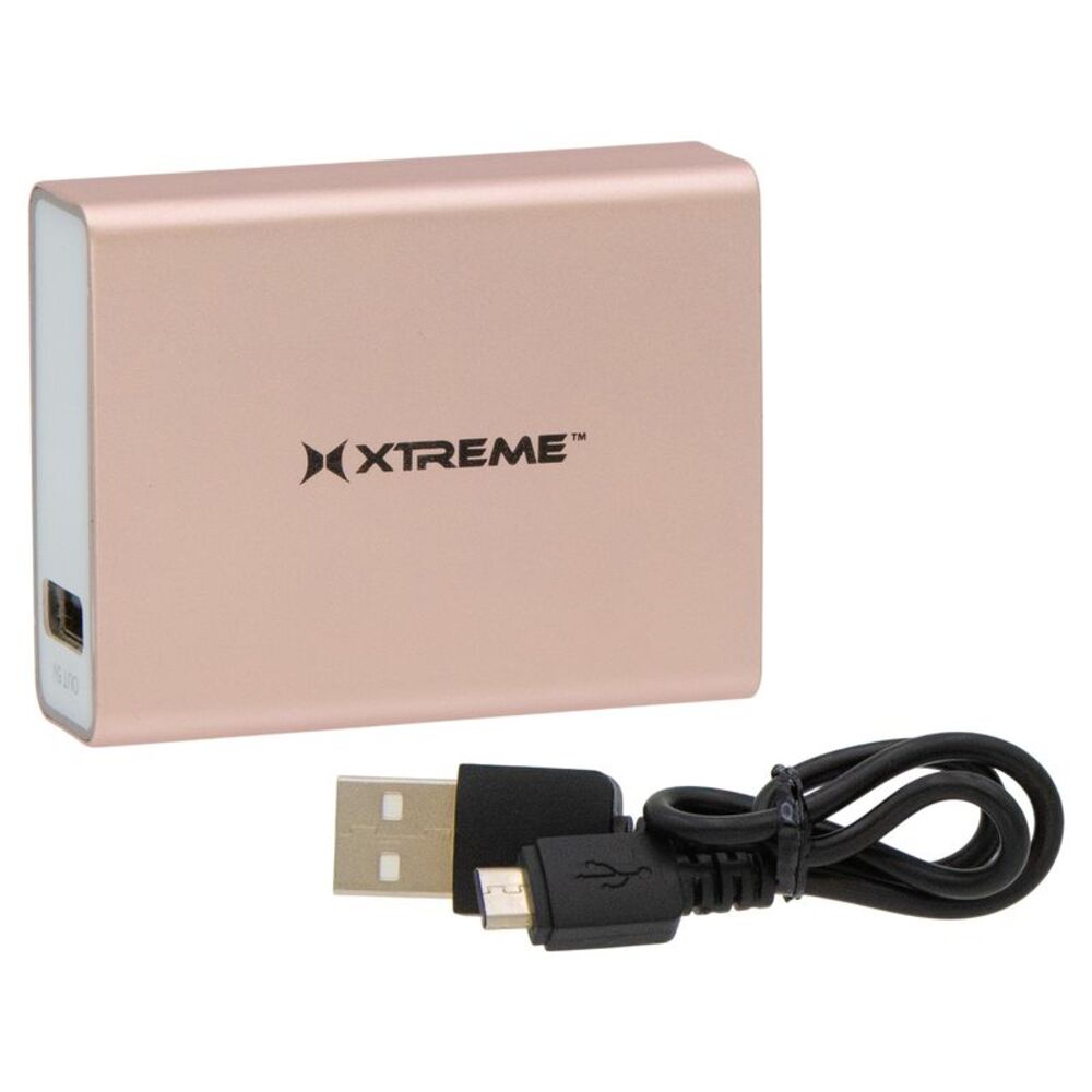XTREME Insta Power Battery Pack with Digital Display in Rose Gold Metallic